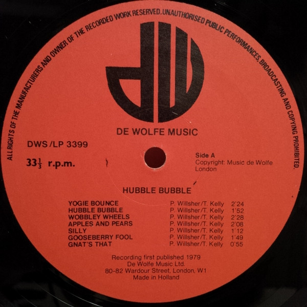 Kelly's Eye - Hubble Bubble | Music De Wolfe (DWS/LP 3399) - 3