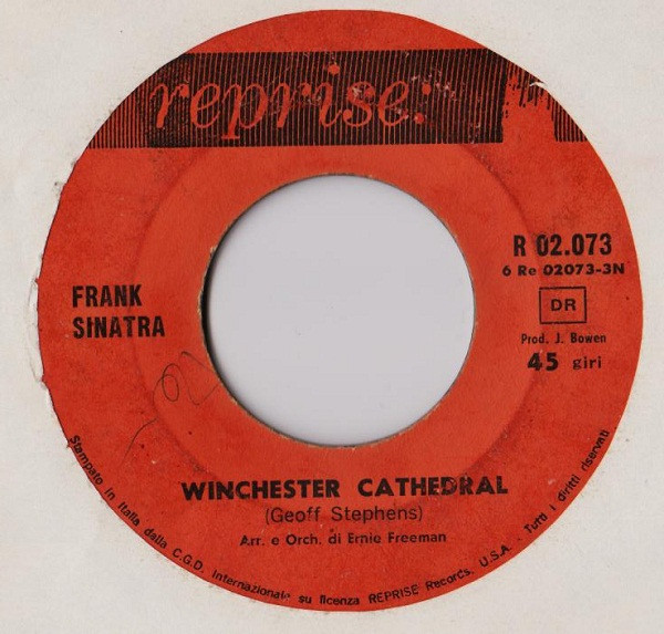 Frank Sinatra - That's Life / Winchester Cathedral | Reprise Records (R 02073) - 4 Frank Sinatra - That's Life / Winchester Cathedral | Reprise Records (R 02073) - 4