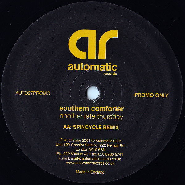 Southern Comforter - Another Late Thursday | Automatic Records (AUTO 27 PROMO) - 2 Southern Comforter - Another Late Thursday | Automatic Records (AUTO 27 PROMO) - 2