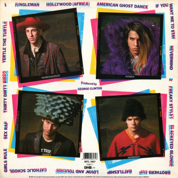 Red Hot Chili Peppers - Freaky Styley | EMI USA (MTL 1057) - 2