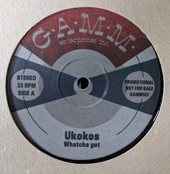 Ukokos - Whatcha / Saison | G.A.M.M. (GAMM121) - 2