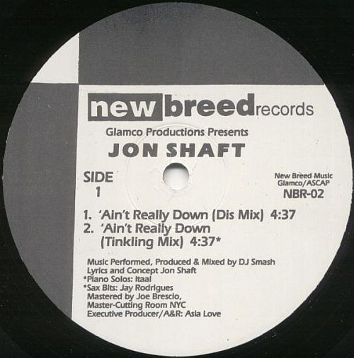 Glamco Productions Presents Jon Shaft - Ain't Really Down / Idealism | New Breed (NBR-02)