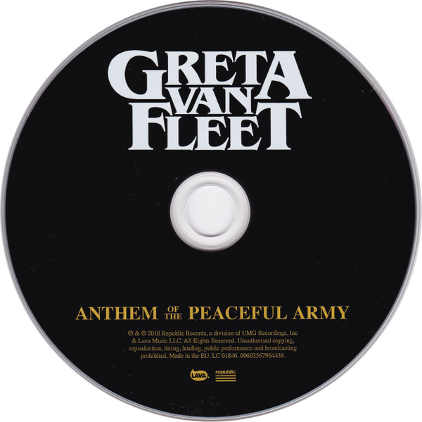 Greta Van Fleet - Anthem Of The Peaceful Army | Lava (00602567964438) - 3 Greta Van Fleet - Anthem Of The Peaceful Army | Lava (00602567964438) - 3