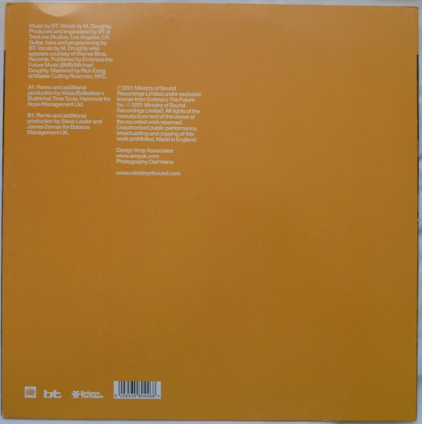 BT - Never Gonna Come Back Down | Ministry Of Sound (MOSBTT1) - 2