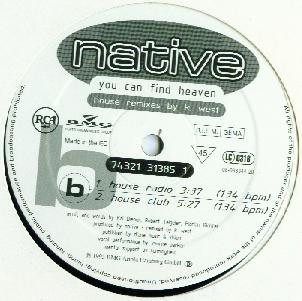 Native - You Can Find Heaven | BMG Ariola Hamburg GmbH (74321 31385 1)
