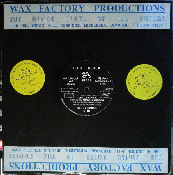 Tech-Aluco - The Master / Overdrive Max | Wax Factory Productions (WF 008) - 3