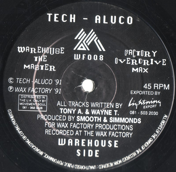 Tech-Aluco - The Master / Overdrive Max | Wax Factory Productions (WF 008)