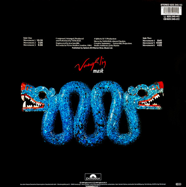 Vangelis - Mask | Polydor (825 245-1) - 2