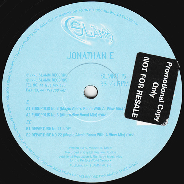 Jonathan E - Europolis | Slamm (SLMMT 15) - 2