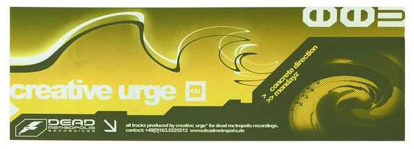 Creative Urge - Concrete Direction / Mondayz | Dead Metropolis (DM003) - 3