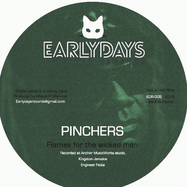 Pinchers / Robert Ffrench - Flames For The Wicked Man / Cashflow | Earlydays Records (EDR005) - main