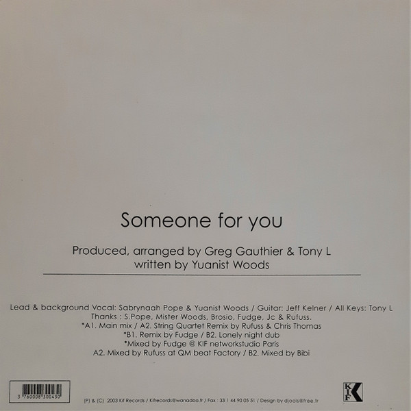 Sabrynaah Pope - Someone For You | Kif Recordings (KIF 030) - 2