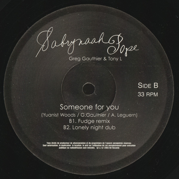 Sabrynaah Pope - Someone For You | Kif Recordings (KIF 030) - 4