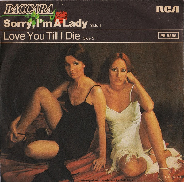 Baccara - Sorry, I'm A Lady | RCA (PB 5555)