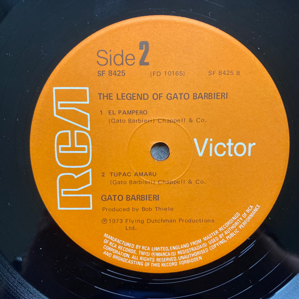 Gato Barbieri - The Legend Of Gato Barbieri | RCA (SF 8425) - 4
