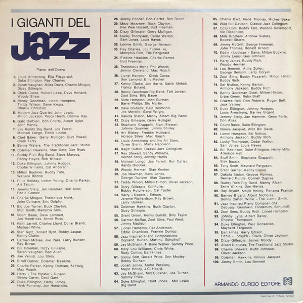 Duke Ellington , Harry James And His Orchestra , Herb Pomeroy , Jon Hendricks - I Giganti Del Jazz Vol. 27 | Curcio (GJ-27) - 4