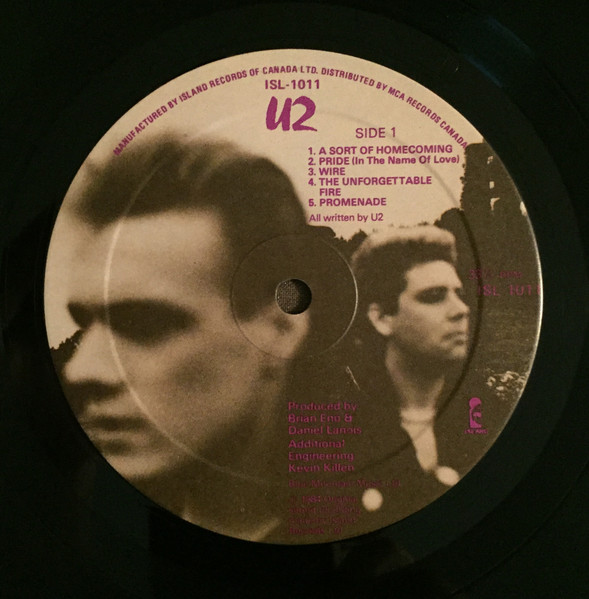 U2 - The Unforgettable Fire [Vinyl] | Island Records (ISL-1011) - 3