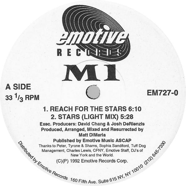 M1 - Reach For The Stars | Emotive Records (EM727-0)