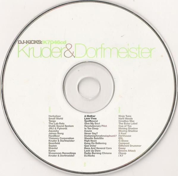 Kruder & Dorfmeister - DJ-Kicks: (CD) | !K7 (046cd) - 3 Kruder & Dorfmeister - DJ-Kicks: (CD) | !K7 (046cd) - 3
