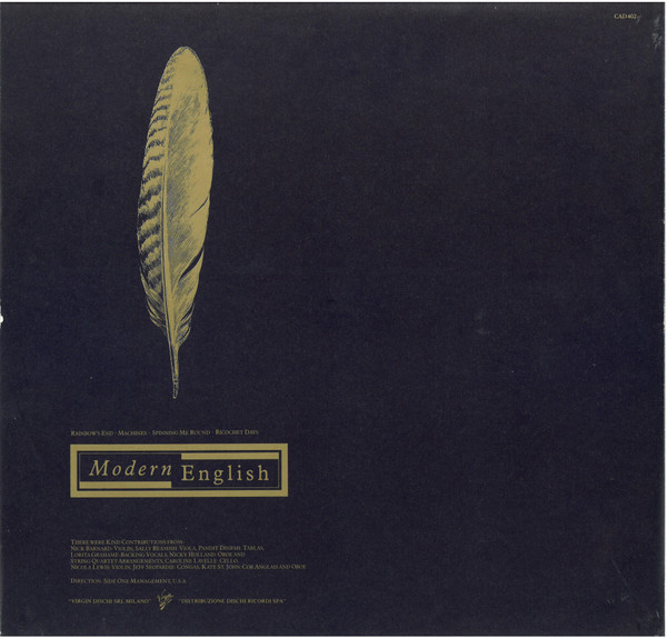 Modern English - Ricochet Days | 4AD (CAD 402) - 4