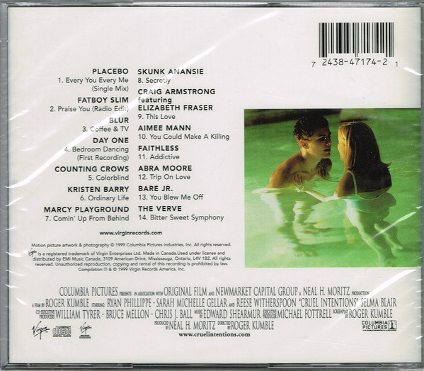 Various - Cruel Intentions (Music From The Original Motion Picture Soundtrack) | Virgin (7243 8 47174 2 1) Various - Cruel Intentions (Music From The Original Motion Picture Soundtrack) | Virgin (7243 8 47174 2 1)