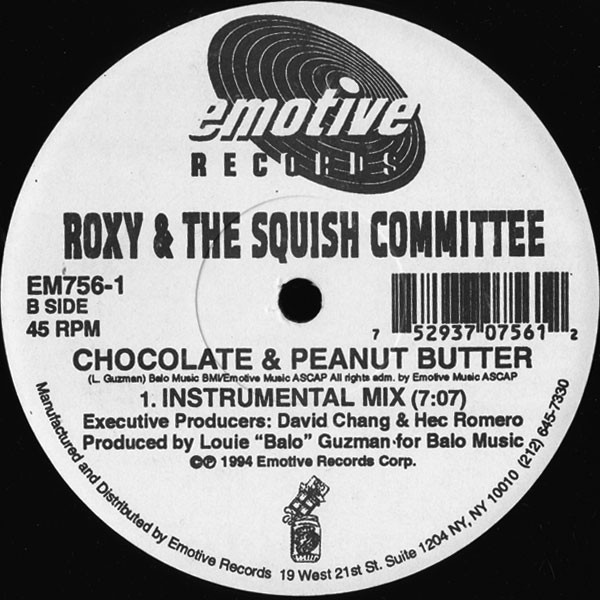 Roxy & The Squish Committee - Chocolate & Peanut Butter | Emotive Records (EM756-1) - 2