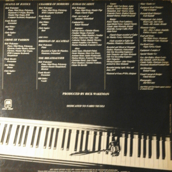 Rick Wakeman - Rick Wakeman's Criminal Record | A&M Records (AMLK-64660) - 2