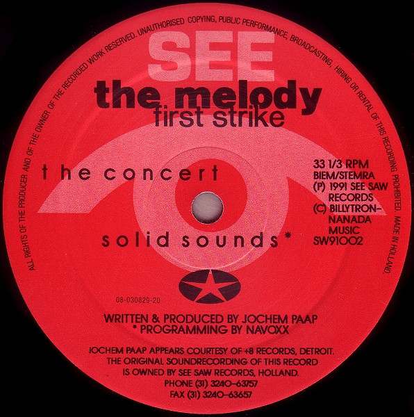 The Melody - First Strike | See Saw (SW91002)