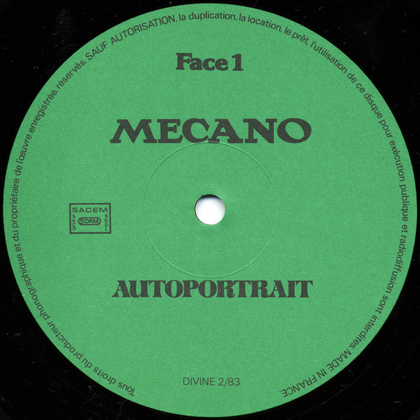 Mecano - Autoportrait | Divine (2/83) - 3 Mecano - Autoportrait | Divine (2/83) - 3