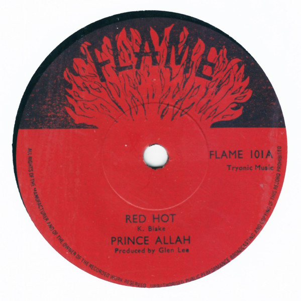 Prince Alla - Red Hot | Flame (FLAME 101) - main