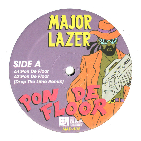 Major Lazer - Pon De Floor | Mad Decent (MAD-102) - 3