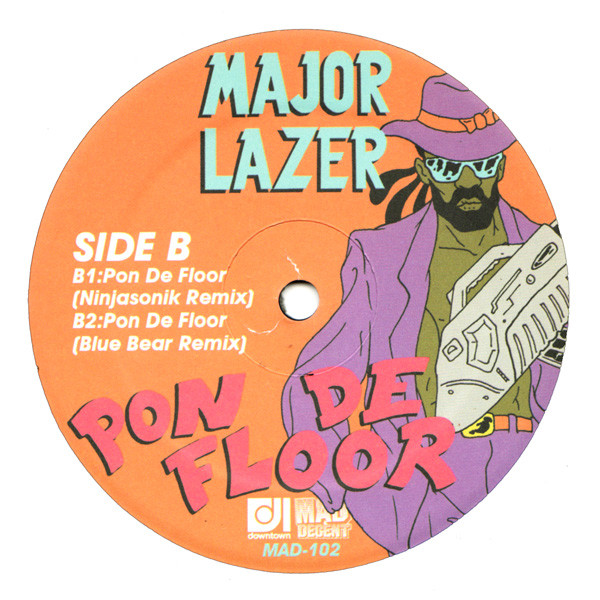 Major Lazer - Pon De Floor | Mad Decent (MAD-102) - 4