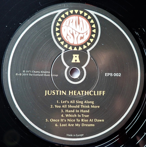 Justin Heathcliff - Justin Heathcliff | Everland Psych (Everland Psych 002 LP) - 3