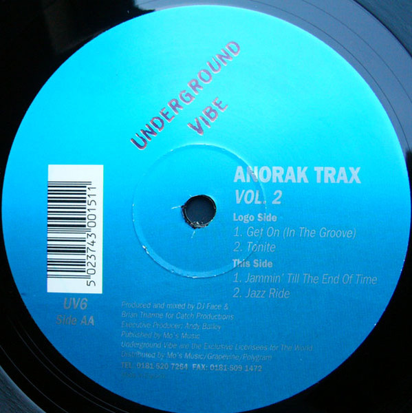 Anorak Trax - Vol. 2 | Underground Vibe (UV6) - 2 Anorak Trax - Vol. 2 | Underground Vibe (UV6) - 2