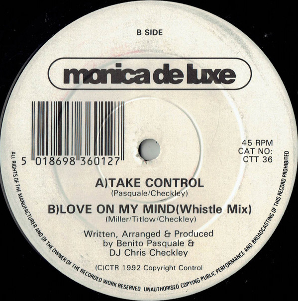 Monica De Luxe - Take Control | C.T. Records (CTT 36) - 2