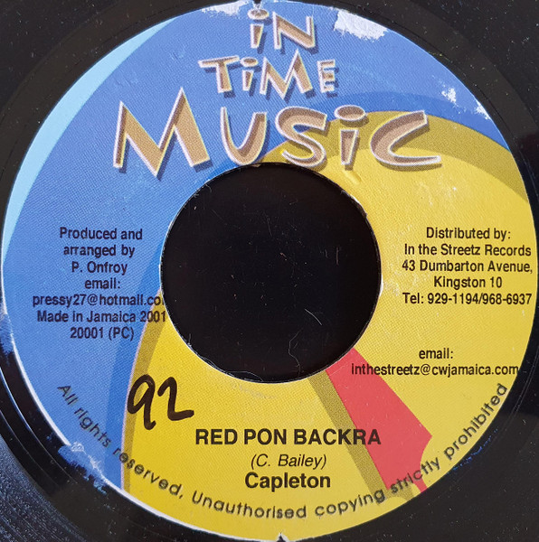Capleton - Red Pon Backra | In Time Music (none) - main
