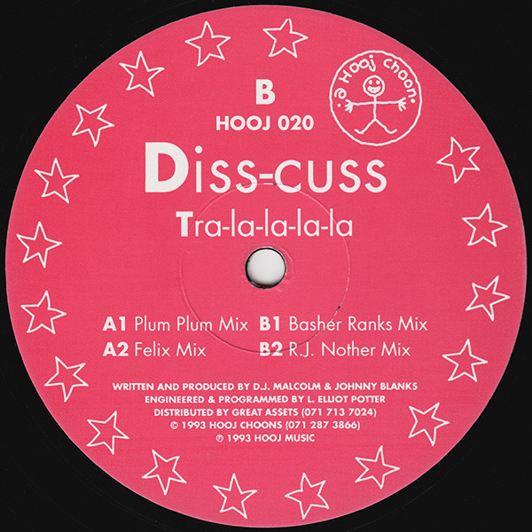 Diss-Cuss - Tra-la-la-la-la | Hooj Choons (HOOJ 020)