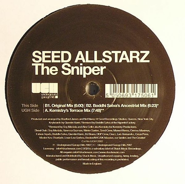 Seed Allstarz - The Sniper | Underground Garage Hits (UGH12002)