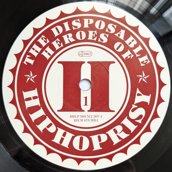 The Disposable Heroes Of Hiphoprisy - Hypocrisy Is The Greatest Luxury | 4th & Broadway (BRLPX 584) - 3 The Disposable Heroes Of Hiphoprisy - Hypocrisy Is The Greatest Luxury | 4th & Broadway (BRLPX 584) - 3