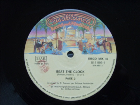 Page 2 - Beat The Clock | Casablanca (814 996-1) Page 2 - Beat The Clock | Casablanca (814 996-1)