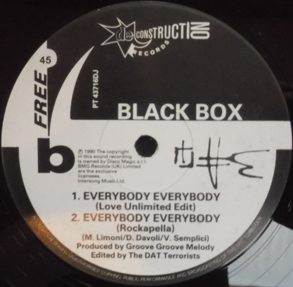 Black Box - Everybody Everybody | Deconstruction (PT 43716DJ) - 2 Black Box - Everybody Everybody | Deconstruction (PT 43716DJ) - 2