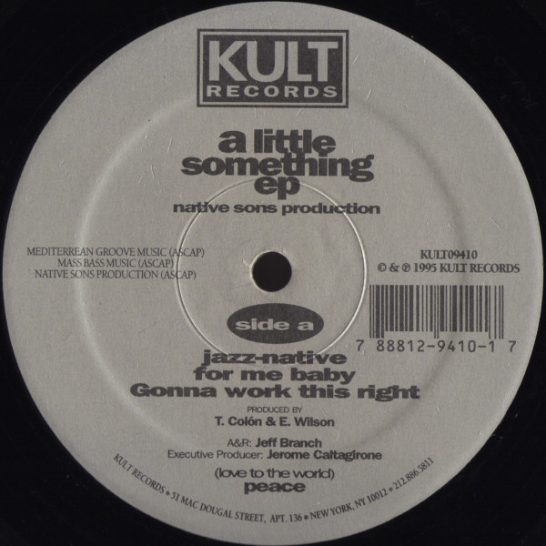 Native Sons Production - A Little Something EP | Kult Records (KULT09410)