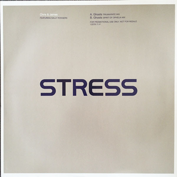 Chris & James Featuring Sally Rodgers - Ghosts | Stress Records (12 STR 71P) - 3