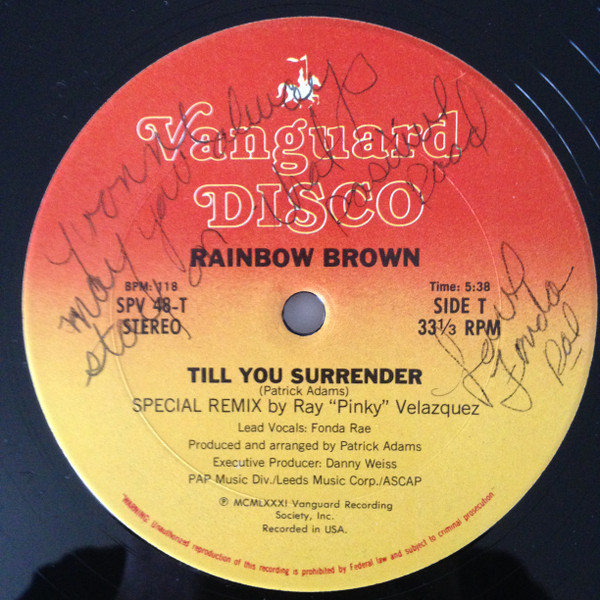 Rainbow Brown - I'm The One | Vanguard Disco (SPV 48) - 2