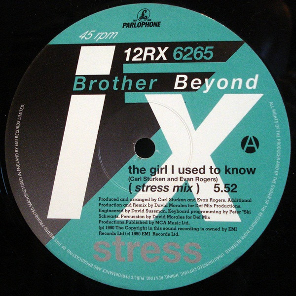 Brother Beyond - The Girl I Used To Know | Parlophone (12RX 6265) - 2