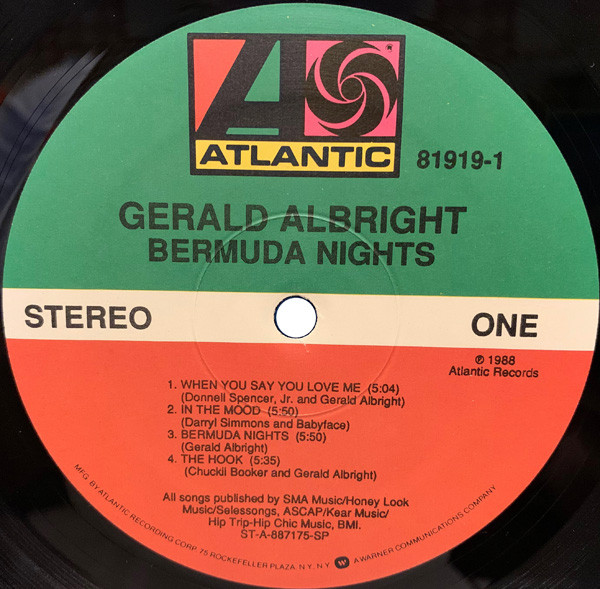 Gerald Albright - Bermuda Nights | Atlantic (81919-1) - 3