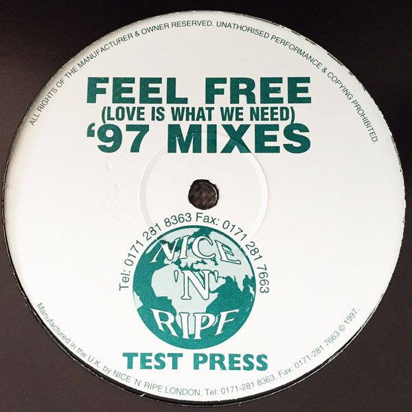 Livin' Large Feat Colonel Abrams - Feel Free (Love Is What We Need) '97 Mixes | Nice 'N' Ripe (NNR-037TP) - 2 Livin' Large Feat Colonel Abrams - Feel Free (Love Is What We Need) '97 Mixes | Nice 'N' Ripe (NNR-037TP) - 2