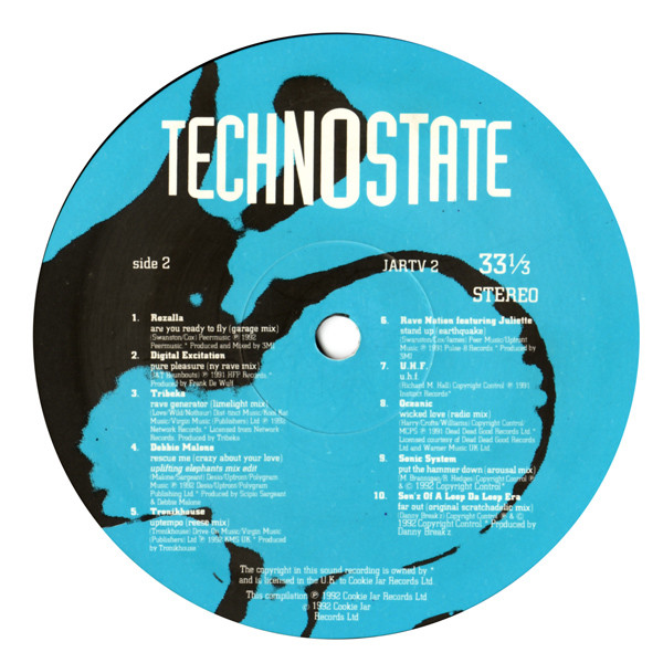 Various - Technostate | Cookie Jar Records Ltd (JARTV 2) - 3