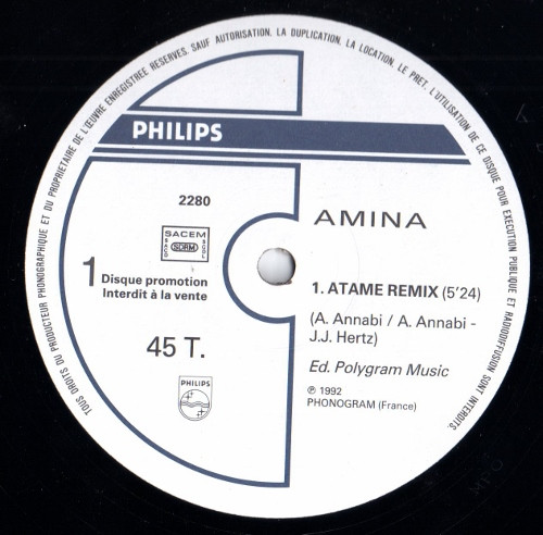 Amina - Atamé (Remix) | Philips (2280) - 3