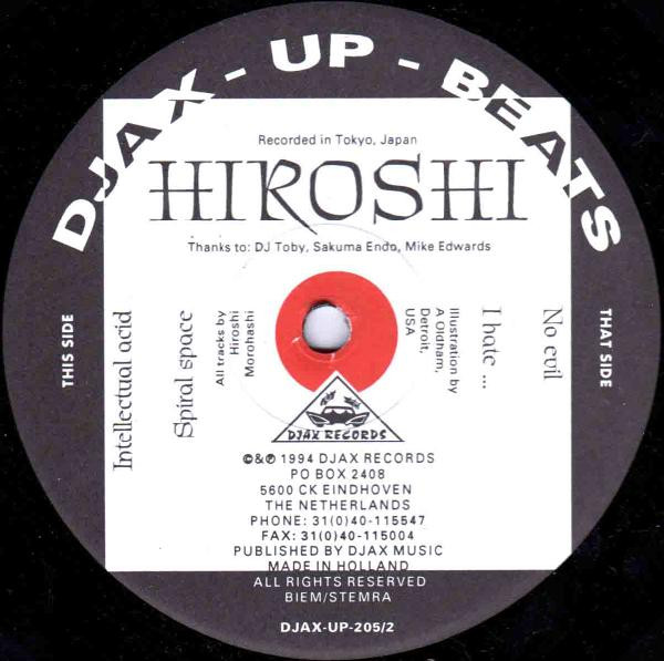 Hiroshi Morohashi - Hiroshi | Djax-Up-Beats (DJAX-UP-205)